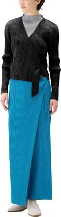Issey Miyake Pleats Please Facade Cardigan - Black