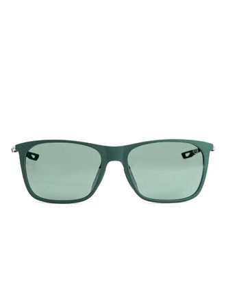 Tag Heuer TH40037I rectangle-frame sunglasses - men - Acetate - 55 - Green