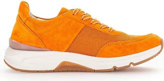 Gabor Dames Wandelsneaker - Oranje - Dames - Sneakers - Oranje - 38 1/2 EU - Su&egrave;de - Schoenen