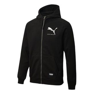 Puma Athletics Hooded Sports Jacket Black 586542-51