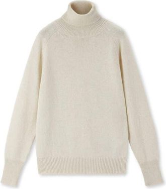 Fortela Piero High Neck Alpaca Wool Sweater in Off White at Nordstrom, Size Medium Eu