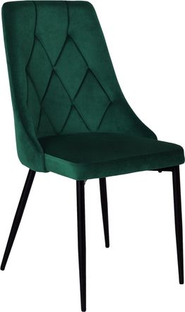 OEM Sill&oacute;n Lincoln Velvet Tapizado En Terciopelo Verde Oscuro