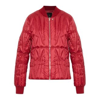 Rick Owens Geocamo Flight Jacket - unisex - Gewatteerde jassen - Rood - M - Wol - Jassen