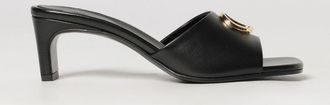 Gucci Sandali mules in nappa con tacco medio e monogramma GG