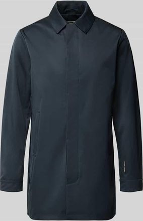 Casual Friday Casual Friday Kurzmantel mit Umlegekragen und Label-Detail Modell EIDE in Marine, Gr&ouml;&szlig;e XXL