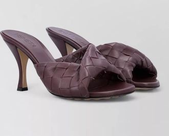 Bottega Veneta mules open toe woven design slip on