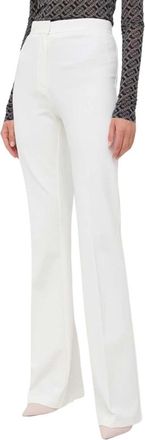 Pinko Wide Broeken - Dames - Wijde Broeken - Wit - L - Broeken