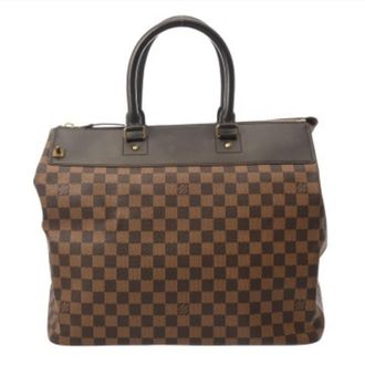 Louis Vuitton Brown Damier Canvas Boston Bag (Pre-Owned)