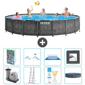 Intex Piscina Prism Frame Redonda - 549x122 Cm - 9-piezas S565
