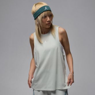 Nike Jordan Womens Jordan Sport Diamond Tank Top in Grey | FB4629-034