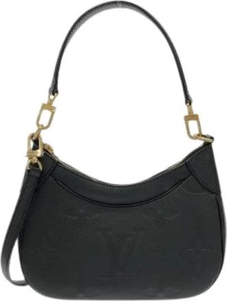 Louis Vuitton Pre-owned Bagatelle Monogram Empreinte Schoudertas - Dames - Vintage Schoudertas - Zwart - ONE Size - Leer - Vintage