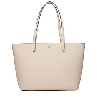 Tory Burch Beige Leren Schoudertas