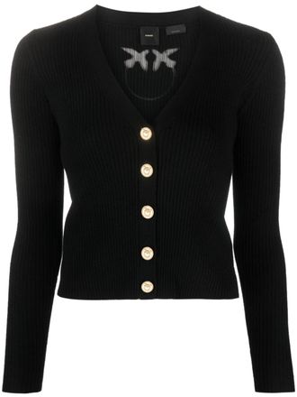Pinko Cardigan con scollo a V - Nero