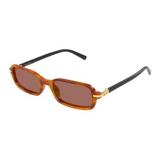 Valentino Zonnebril - Dames - Accessoires - Bruin - Maat: 52 MM Nylon