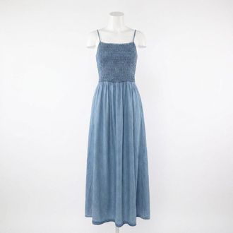 Z Supply Bayside Midi Dress In Medium Chambray