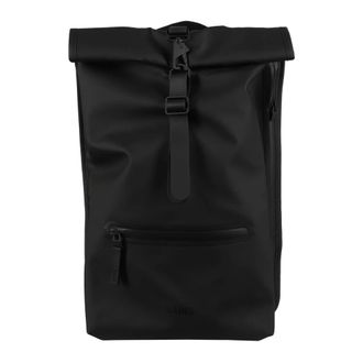 Rains Backpacks, male, Black, ONE SIZE, Rolltop Backpack