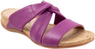 Softwalk Tallulah Slide Sandal - Multiple Widths Available in Magenta at Nordstrom, Size 9.5