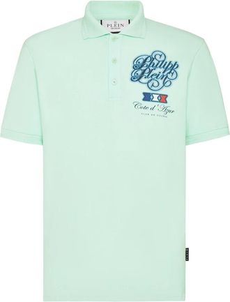 Philipp Plein Polo shirt SS Racing Car - Heren - Polos - Groen - S - Katoen - Tops