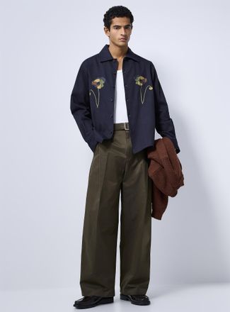 Le 31 Mens Belted pleated pant Imported from Seoul Loose fit