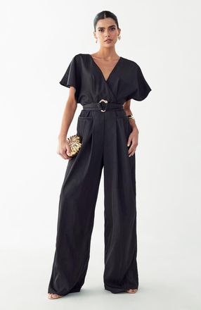 BWLDR Zarah Jumpsuit in Black at Nordstrom, Size 12