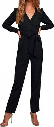 Ali & Jay Cocktail Party Jumpsuit In Black