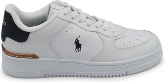 Polo Ralph Lauren Master Court Sneakers - Heren - Sneakers - Wit - 41 EU - Leer - Schoenen