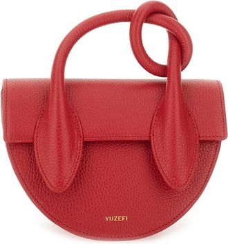 Yuzefi Leather Pretzel Bag-Donna