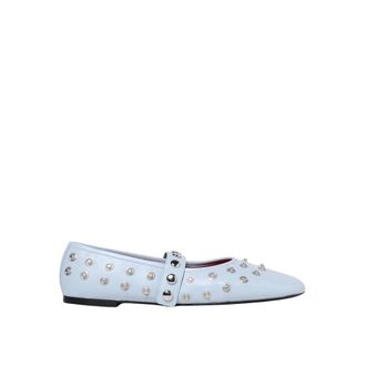 Stella McCartney Schoenen, Dames, Blauw, 37 EU, Leer, Chique Blauwe Ballerinas