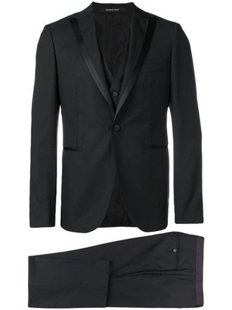Tagliatore Black Three-piece suit