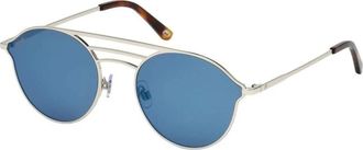 Web Eyewear Sunglasses, unisex, Gray, Size: ONE SIZE Metal Frame Sunglasses