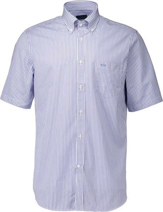 Paul & Shark Long Sleeve Shirt - Heren - Korte mouwen Overhemden - Blauw - 6XL - Katoen - Overhemden