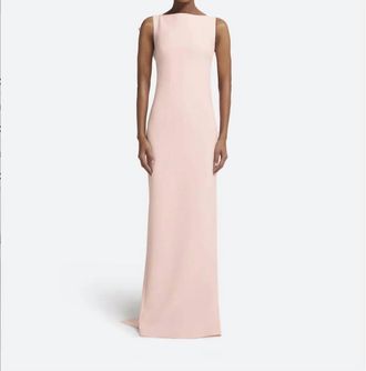 SAFiYAA Celestia Long Dress In Pale Pink