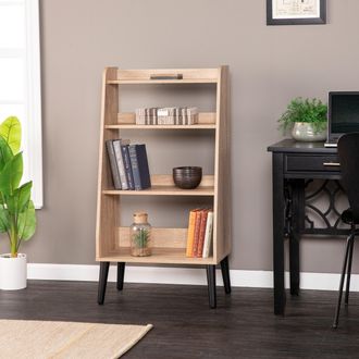 SEI Berritza Midcentury Modern Bookshelf Natural