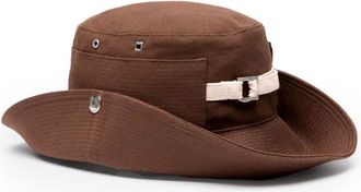 Jacquemus Le Bob De-Nimes bucket hat - unisex - Cotton - 58 - Brown