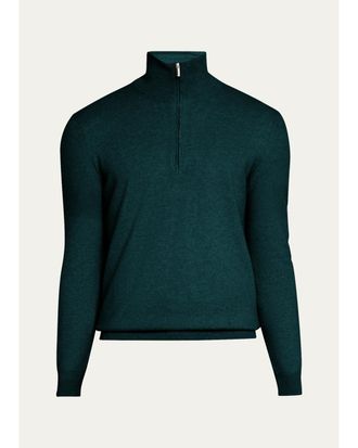 Massimo Alba Mens Cashmere Half-Zip Sweater