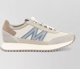 Moncler leather low-top sneakers