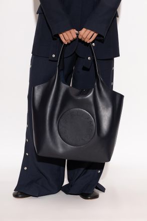 Stella McCartney Reversible Logo Tote Bag, Womens, Navy Blue