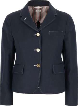 Thom Browne Blazer crop - Blu