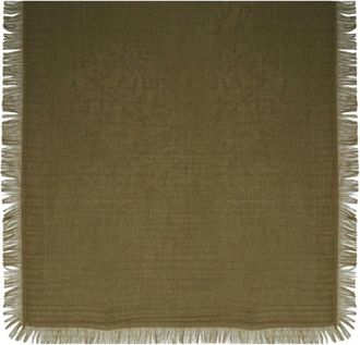 Max Mara Ballo Sjaal - Dames - Wintersjaals - Groen - ONE Size - Accessoires