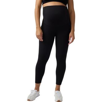 Ingrid & Isabel The Performance All Stage Maternity Black Pocket Active Legging at Nordstrom, Size X-Small