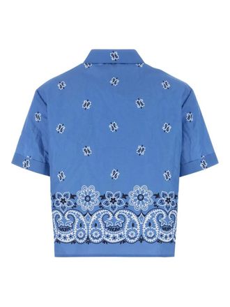 Miu Miu Camicie Popeline Fiammato