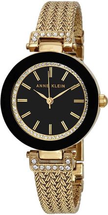 Anne Klein Black Dial Ladies Watch 1906BKGB