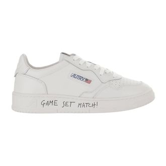 Autry Match Leather Trainers - female - Autry - Sneakers - White - 7 UK - Shoes