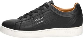 Replay Smash Pro Lay Sneakers - Heren - Sneakers - Zwart - 42 EU - Denim - Schoenen