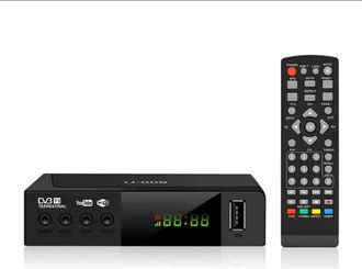 Trade Shop Trade Shop - Receptor De Tv Digital Terrestre Decodificador Scart Mpman Dvb-t 2012 Mando A Distancia Usb