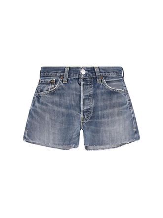 Re/Done X Levis Pantaloncini In Denim