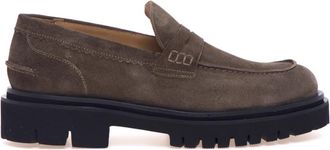 Anna F. Mocassin - Dames - Loafers - Bruin - 37 1/2 EU - Leer - Schoenen