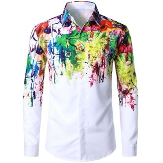 Generic Mens Casual Shirts Long Sleeve 2024 Fit Polo Tops Mens Autumn Cotton Corduroy Mens Business Slim Casual Shirt Long Sleeve Shirt Shirts for Men Adult S