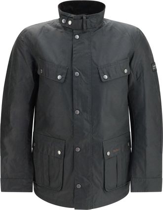 Barbour Mens Duke Wax Jacket Sage Cotton