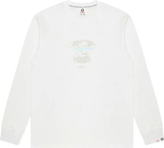 Aape By A Bathing Ape T-shirt a maniche lunghe - Bianco